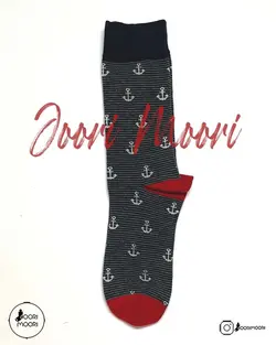 جوراب ساقدار طرح لنگر-1007