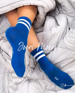 جوراب نیم ساق اسپرت خط دار-1010