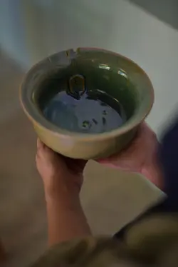 ظرف پذیرایی سفالی