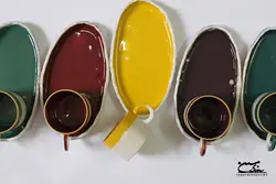 ماگ سفالی رنگین