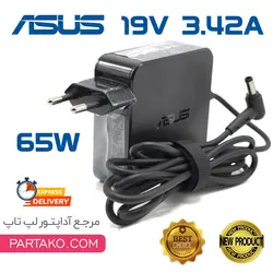 شارژر لپ تاپ ایسوس ASUS 19V 3.42A کانکتور 2.5 * 5.5 مربعی