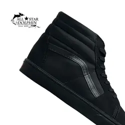 کتانی ونس ساق بلند طرح تمام مشکی