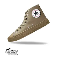 کتونی ال استار ساق بلند طرح تمام کرم