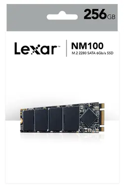 اس اس دی اینترنال لکسار مدل NM100 ظرفیت 256 گیگابایت