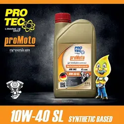 روغن موتور سیکلت پروتک PROTEC PROMOTO 10W 40 SL