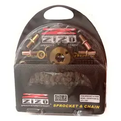 بررسی و خرید ست دنده زنجیر زیزو 🏍️ ZIZO 38T/15T/428H-102L