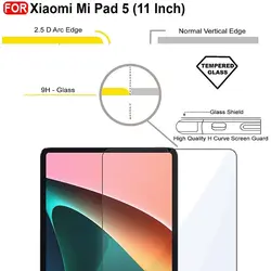 محافظ صفحه تبلت شیائومی Pad 5/5 Pro مدل شیشه ای