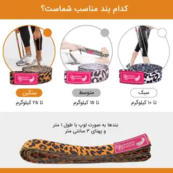 کش مقاومتی بلند طرحدار - قدرت سبک