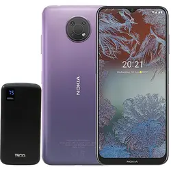 گوشی موبایل نوکیا مدل G10 دو سیم کارت ظرفیت 64 گیگابایت و رم 4 گیگابایت به همراه شارژر همراه تسکو ظرفیت 10000 میلی آمپرساعت
