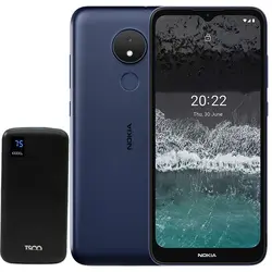 گوشی موبایل نوکیا مدل C21 دو سیم کارت ظرفیت 32 گیگابایت و رم 2 گیگابایت به همراه شارژر همراه تسکو ظرفیت 10000 میلی آمپرساعت