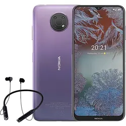 گوشی موبایل نوکیا مدل G10 دو سیم کارت ظرفیت 64 گیگابایت و رم 4 گیگابایت به همراه هدفون بلوتوثی تسکو
