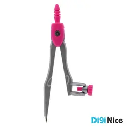 ست پرگار و خط کش 8 تکه سی کلاس رنگ صورتی