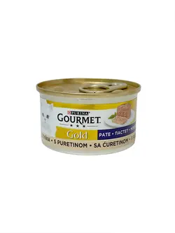 کنسرو گورمت گلد پته با طعم بوقلمون Purina gourmet gold
