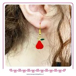 گوشواره آویز گلابی - فروشگاه بدلیجات و زیورآلات منگوله