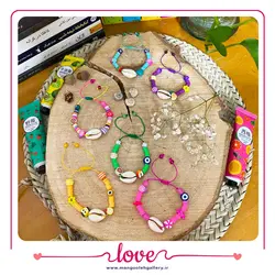 دستبند فیمو رنگی - فروشگاه بدلیجات و زیورآلات منگوله