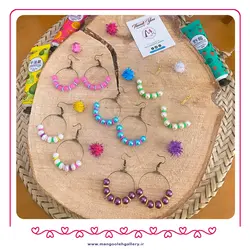 گوشواره قلبی مروارید سفید - فروشگاه بدلیجات و زیورآلات منگوله