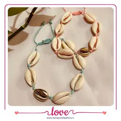 پابند صدفی - فروشگاه بدلیجات و زیورآلات منگوله