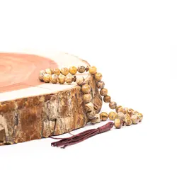 تسبیح سنگ جاسپر وود (tsjpv001)