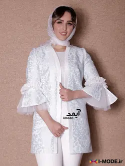 مانتو ژاکارد مجلسی زنانه - فروشگاه اینترنتی مد و لباس آیمد