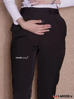 قیمت و خرید شلوار بارداری مجلسی مشکی شلوار دکمه دار بارداری