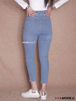 قیمت و خرید شلوار جین زنانه جذب شلوار لی زاپدار زنانه آبی