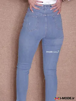 قیمت و خرید شلوار جین زنانه جذب شلوار لی زاپدار زنانه آبی