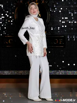 خرید کت مجلسی جذاب عروس مدل رادا مدل جدید مانتو عقد عروس