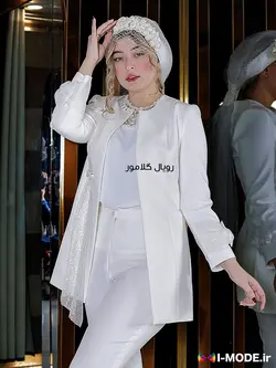 قیمت خرید کت عقد شیک مدل ژالان مدل جدید کت محضری زنانه سفید