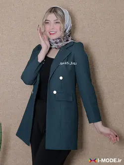 مشخصات قیمت خرید کت اسپرت زنانه مدل ریحان کت تک سبز دخترانه