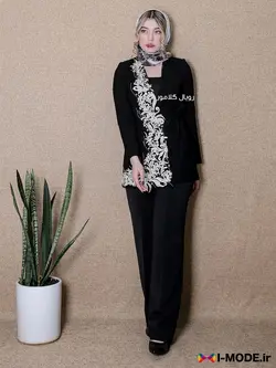 قیمت و خرید کت مشکی زنانه مجلسی مدل ریتا کت مجلسی مشکی بلند