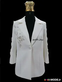 مشخصات و خرید کت تک مجلسی زنانه لاکچری مانتو عقد عروس جدید