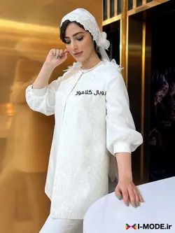 مانتو ژاکارد طرحدار - فروشگاه اینترنتی مد و لباس آیمد