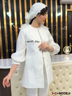 مانتو ژاکارد طرحدار - فروشگاه اینترنتی مد و لباس آیمد