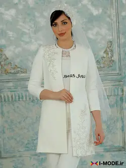 مانتو عروس چالی مانتو عقد محضری جدید کت عروس مانتو لاکچری - فروشگاه اینترنتی مد و لباس آیمد