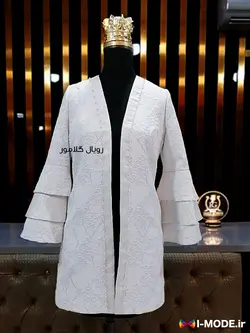 قیمت خرید مدل جدید مانتو ژاکارد زنانه شیک مانتو ژاکارد مزونی