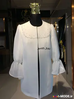 کت زنانه مدل تینا کت عقد محضری عروس مانتو عقد محضری جدید - فروشگاه اینترنتی مد و لباس آیمد