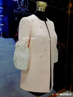 خرید کت مجلسی شیک زنانه و دخترانه مدل بینا مانتو عروس رنگی