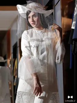 خرید مانتو عروس مدل آرمیتا مدل مانتو عقد عروس شیک مانتو عروس