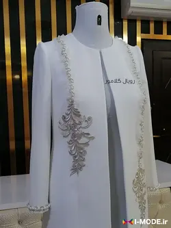 خرید کت مجلسی عروس مدل ستاره ۲ مدل مانتو عقد محضری عروس جدید
