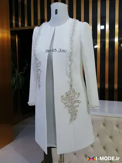 خرید کت مجلسی عروس مدل ستاره ۲ مدل مانتو عقد محضری عروس جدید