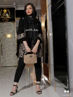 خرید مانتو کتی مجلسی جدید زنانه مدل آبنوش مدل جدید کت مجلسی