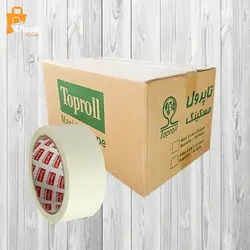 چسب کاغذی تاپرول (Toproll) تعداد 90 عددی عرض 4 سانت