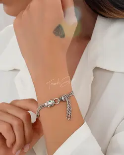 دستبند نقره جگوار DT 1030