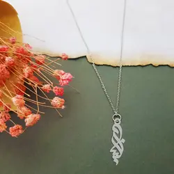 مدال نقره زنانه اسم الینا کد SM0053