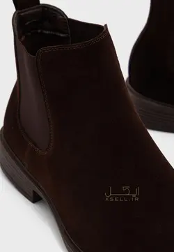 بوت رابرت وود مدل فاوکس چلسی جیر رنگ قهوه‌ای