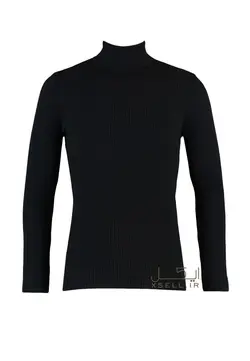 ژاکت ترندیول مدل بافت یقه اسکی مجموعه 2 عددی رنگ چندرنگ