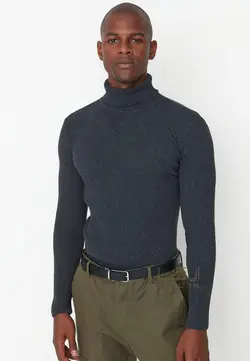 ژاکت ترندیول مدل بافت یقه اسکی مجموعه 2 عددی رنگ چندرنگ