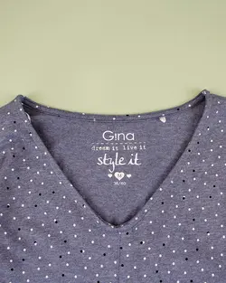 بلوز Gina (خالدار) » پوشاک مظفری فروشگاه خرید لباس دخترانه زنانه شیک مجلسی مد روز