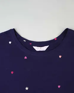 پیراهن سورمه ای قلبی » پوشاک مظفری فروشگاه خرید لباس دخترانه زنانه شیک مجلسی مد روز