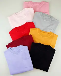 بافت یقه گرد جیب دار &raquo; پوشاک مظفری فروشگاه خرید لباس دخترانه زنانه شیک مجلسی مد روز